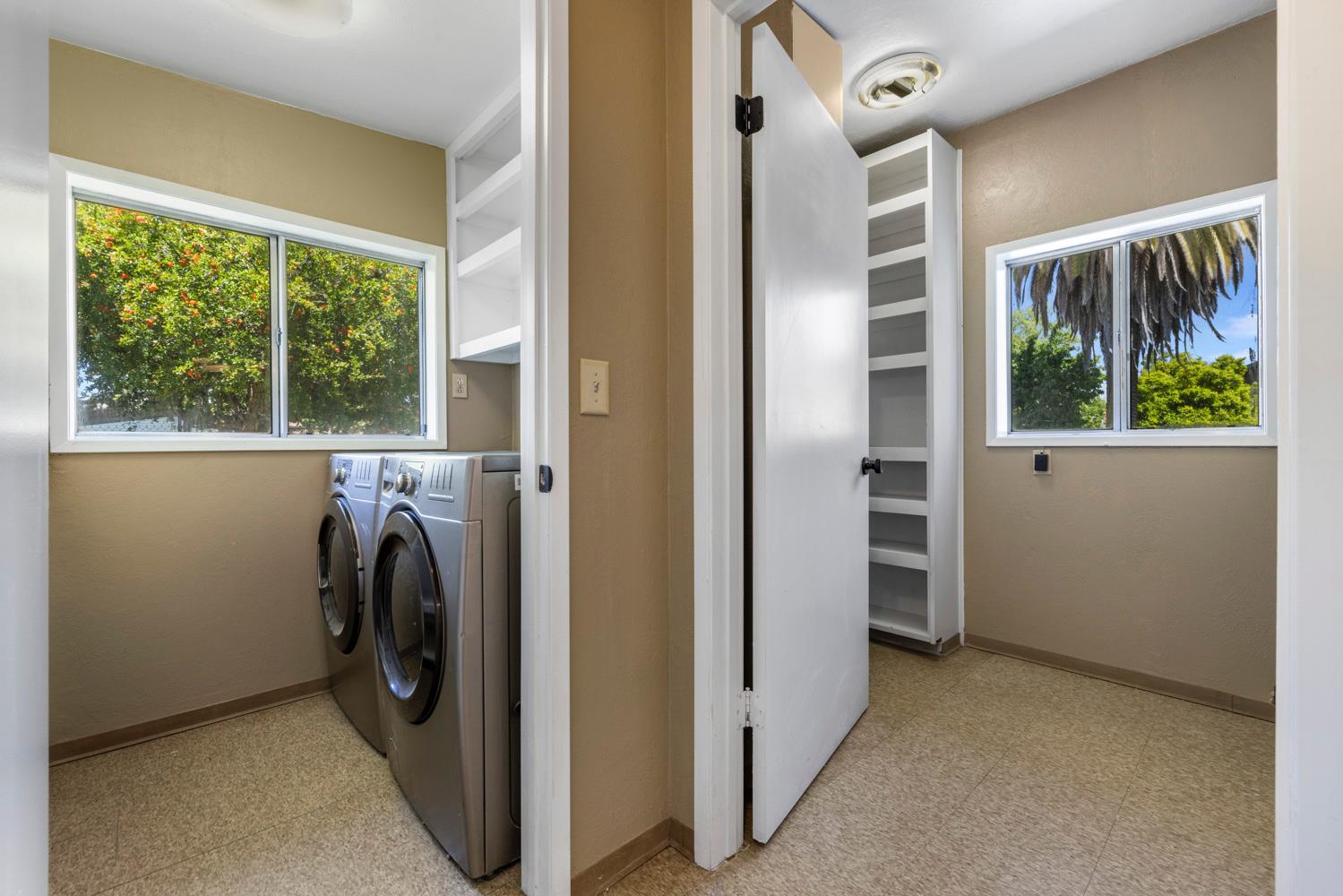 3824 Hubbard Road Stockton, CA 95215 - Photo 38 of 79 a view of a storage & utility room with a window