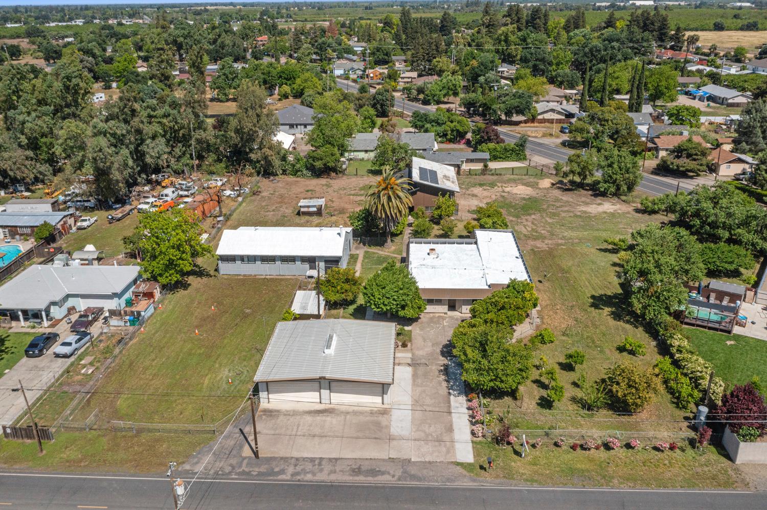 3824 Hubbard Road Stockton, CA 95215 - Photo 71 of 79 an aerial view of a house with a yard