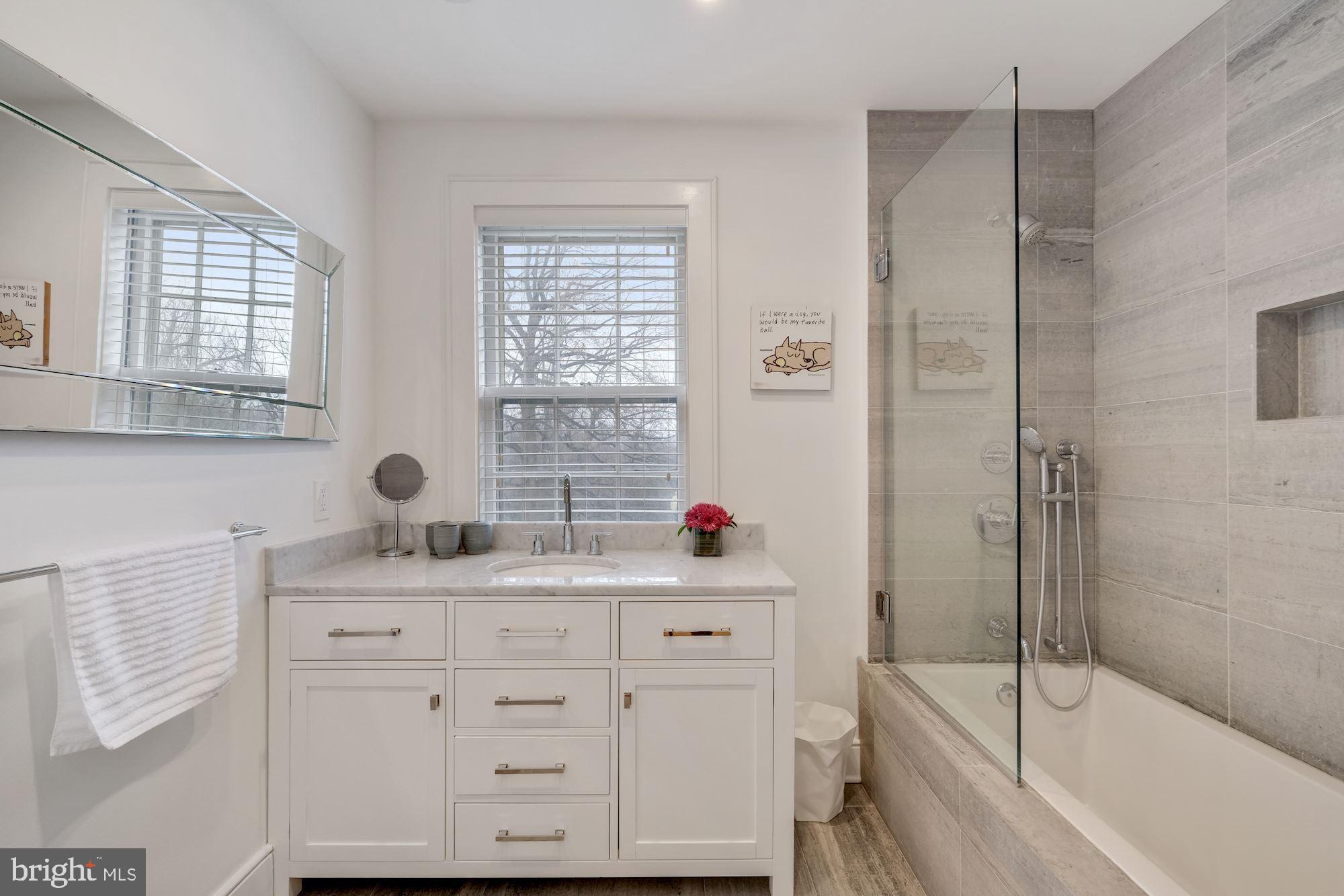 2810 R Street Northwest Washington, DC 20007 - Photo 22 of 30 A second full bath with same designer finishes