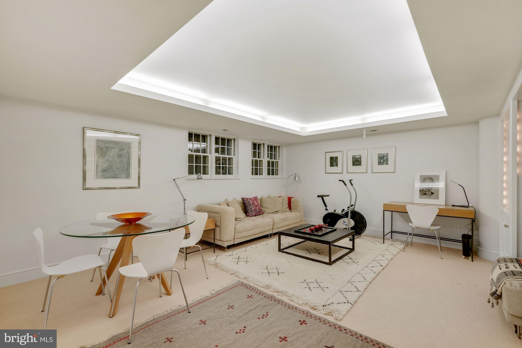 2810 R Street Northwest Washington, DC 20007 - Photo 25 of 30 Lower level in-law suite / media room / home gym