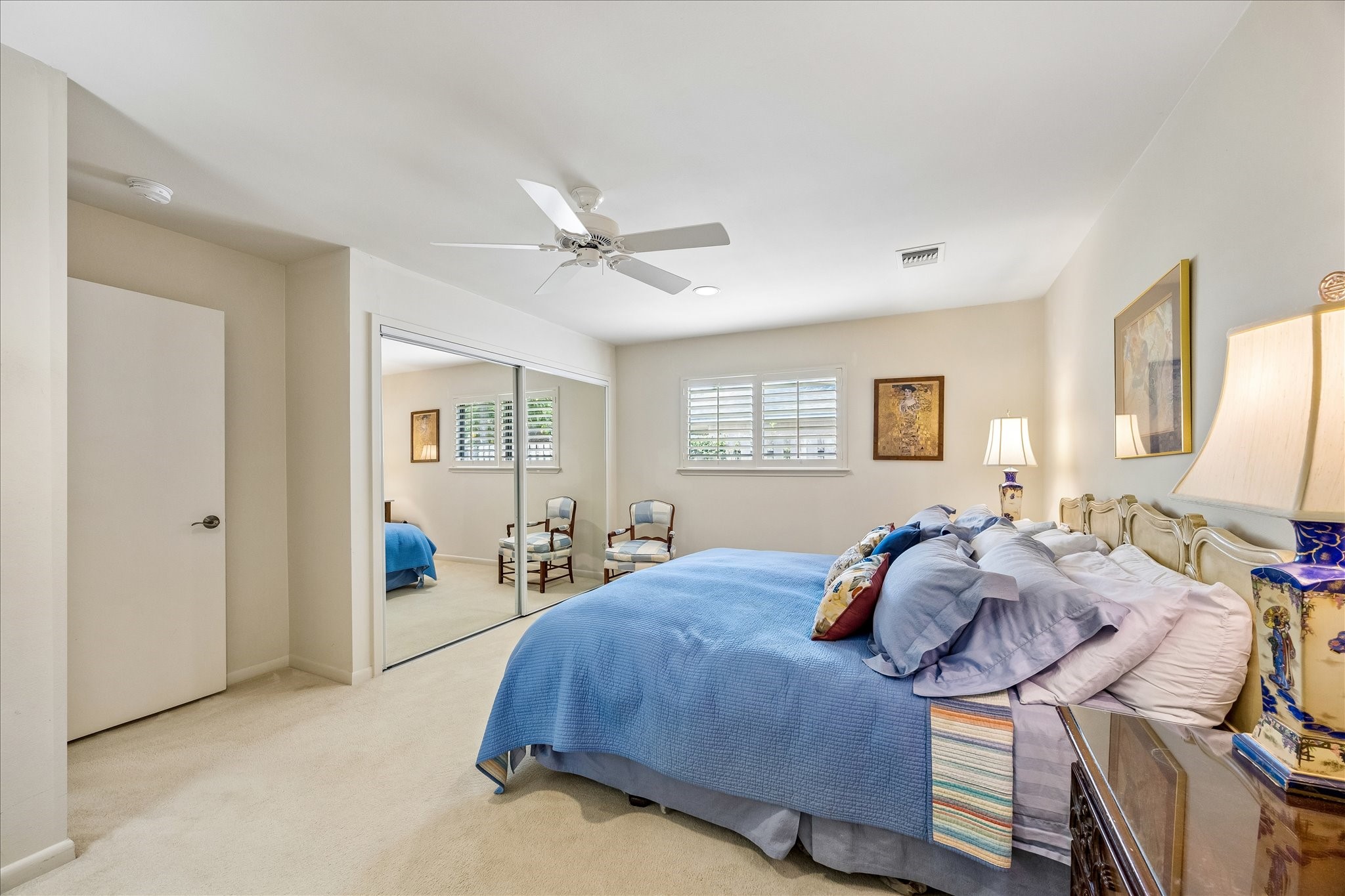 307 Oarman Court Houston, TX 77079 - Photo 20 of 38 a bedroom with a bed and wooden floor