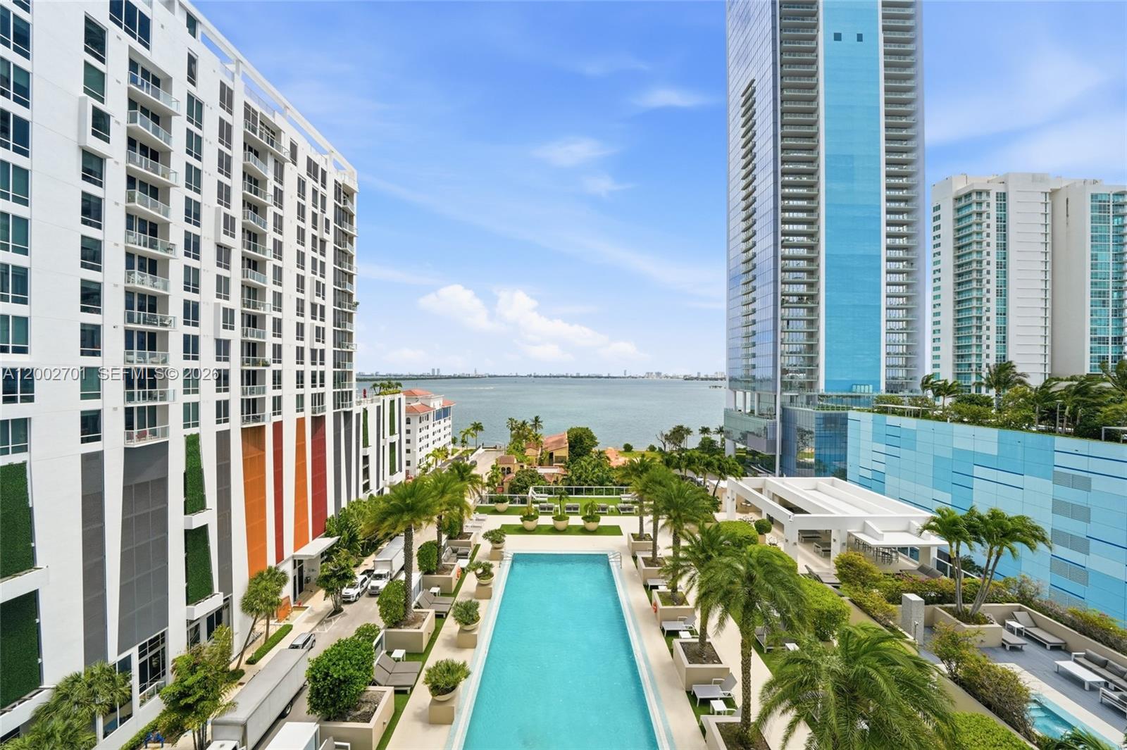 600 Northeast 27th Street, Unit 1002 Miami, FL 33137 - Photo 23 of 30 a view of a balcony with outdoor space