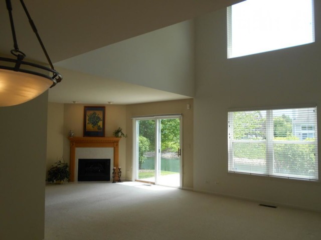 3040 Crystal Rock Road, Unit 3040 Naperville, IL 60564 - Photo 17 of 22 a view of an empty room with a fireplace and a window