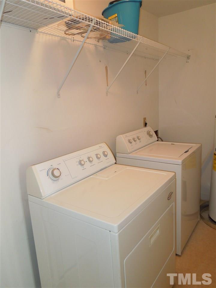 529 Maple Lane Raleigh, NC 27603 - Photo 10 of 21 a utility room with dryer and washer
