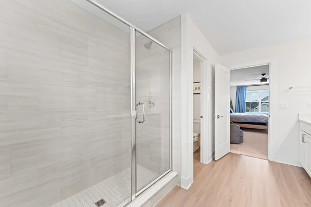 a view of an empty room