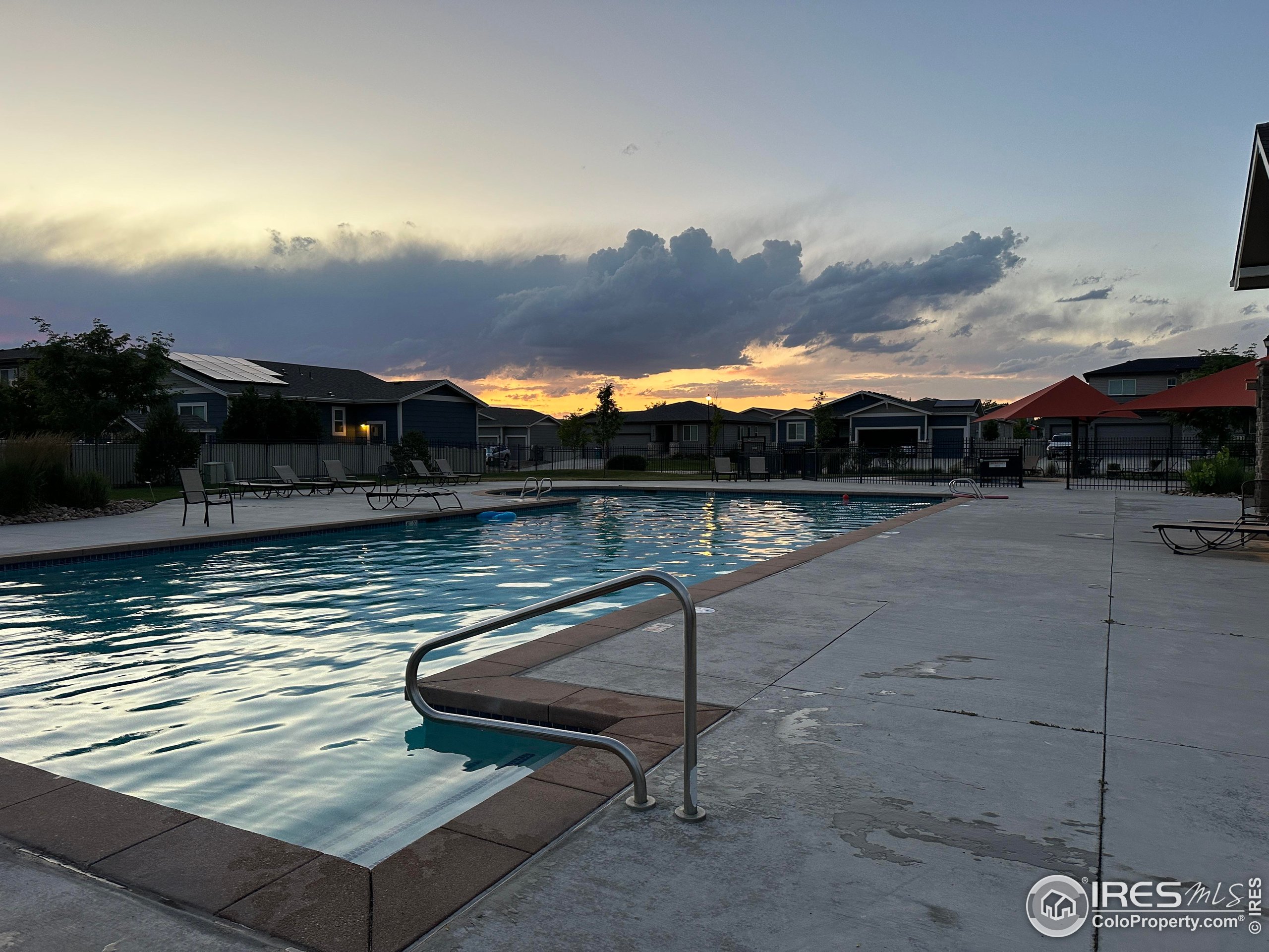 7213 Horsechestnut Street Wellington, CO 80549 - Photo 36 of 39 a view of a lake from a yard