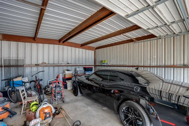 a view of car garage