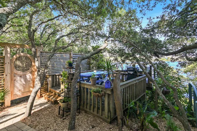 a view of street along with trees