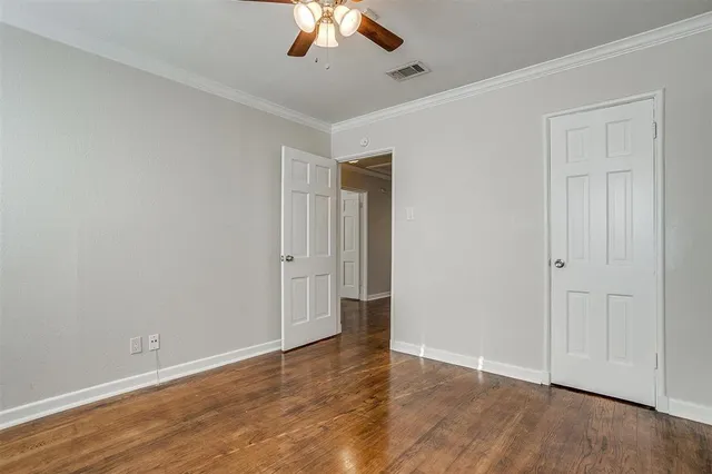 wooden floor in an empty room