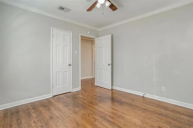 wooden floor in an empty room