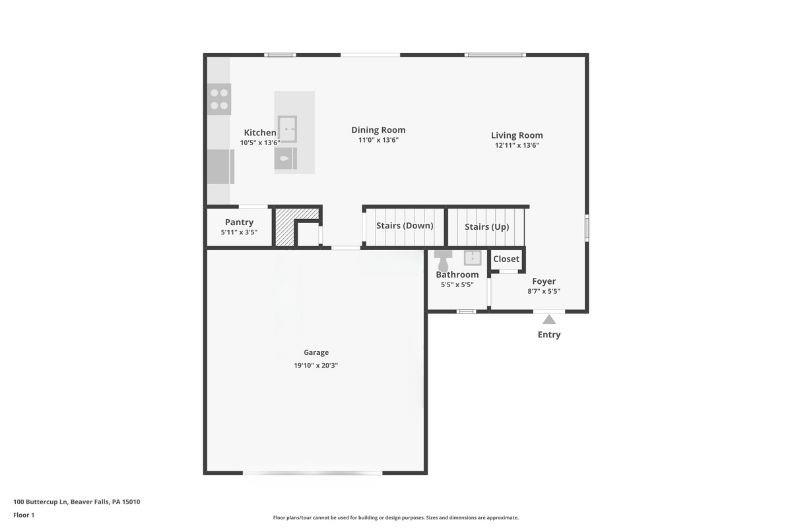 157 Smith Lane Beaver Falls, PA 15010 - Photo 19 of 21 a picture of a wall with a white wall and a painting