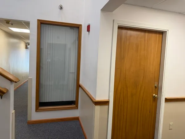 a view of front door