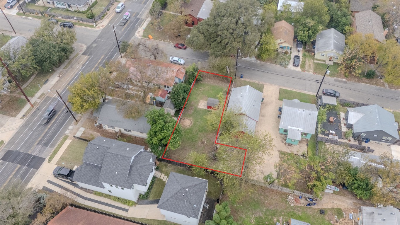 1903 East 21st Street Austin, TX 78722 - Photo 13 of 16 an aerial view of a house with outdoor space