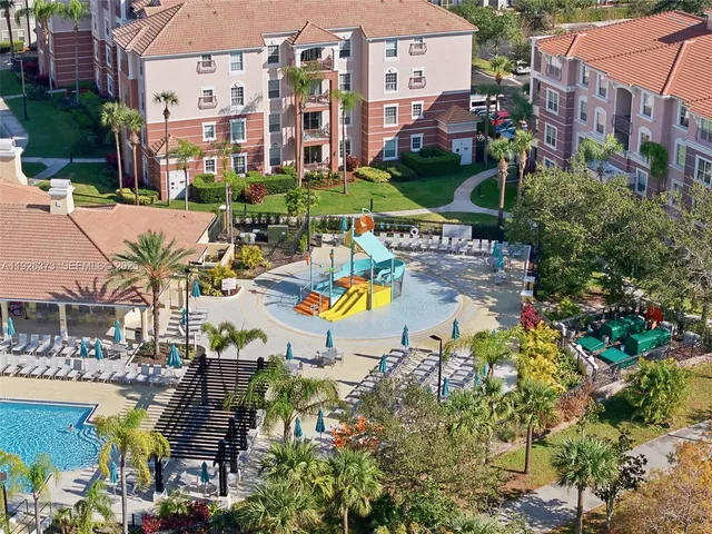 a view of a city with tall buildings