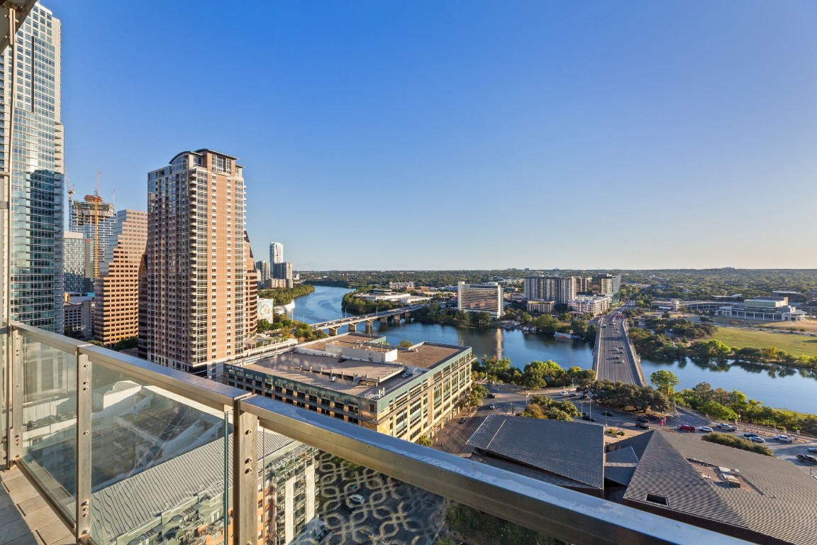 210 Lavaca Street, Unit 1902 Austin, TX 78701 - Photo 20 of 40 a view of a city from a balcony