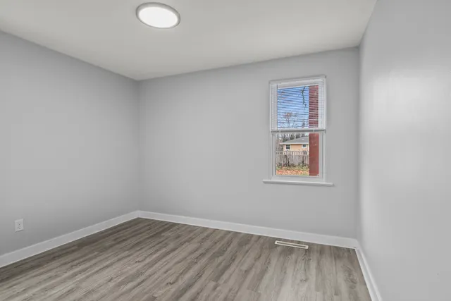 wooden floor in an empty room