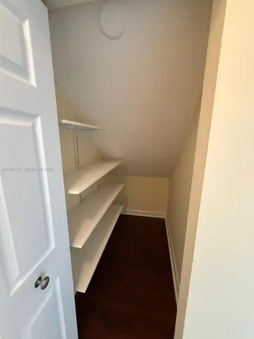 a view of walk in closet
