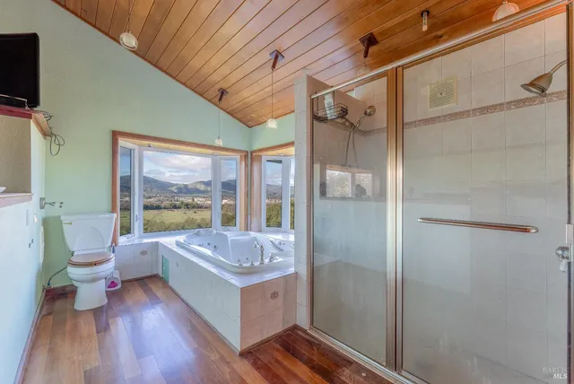 a room with a sink and a mirror