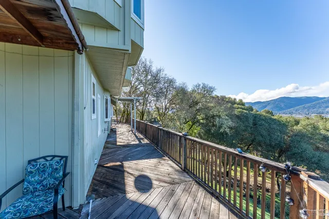 a view of balcony and deck