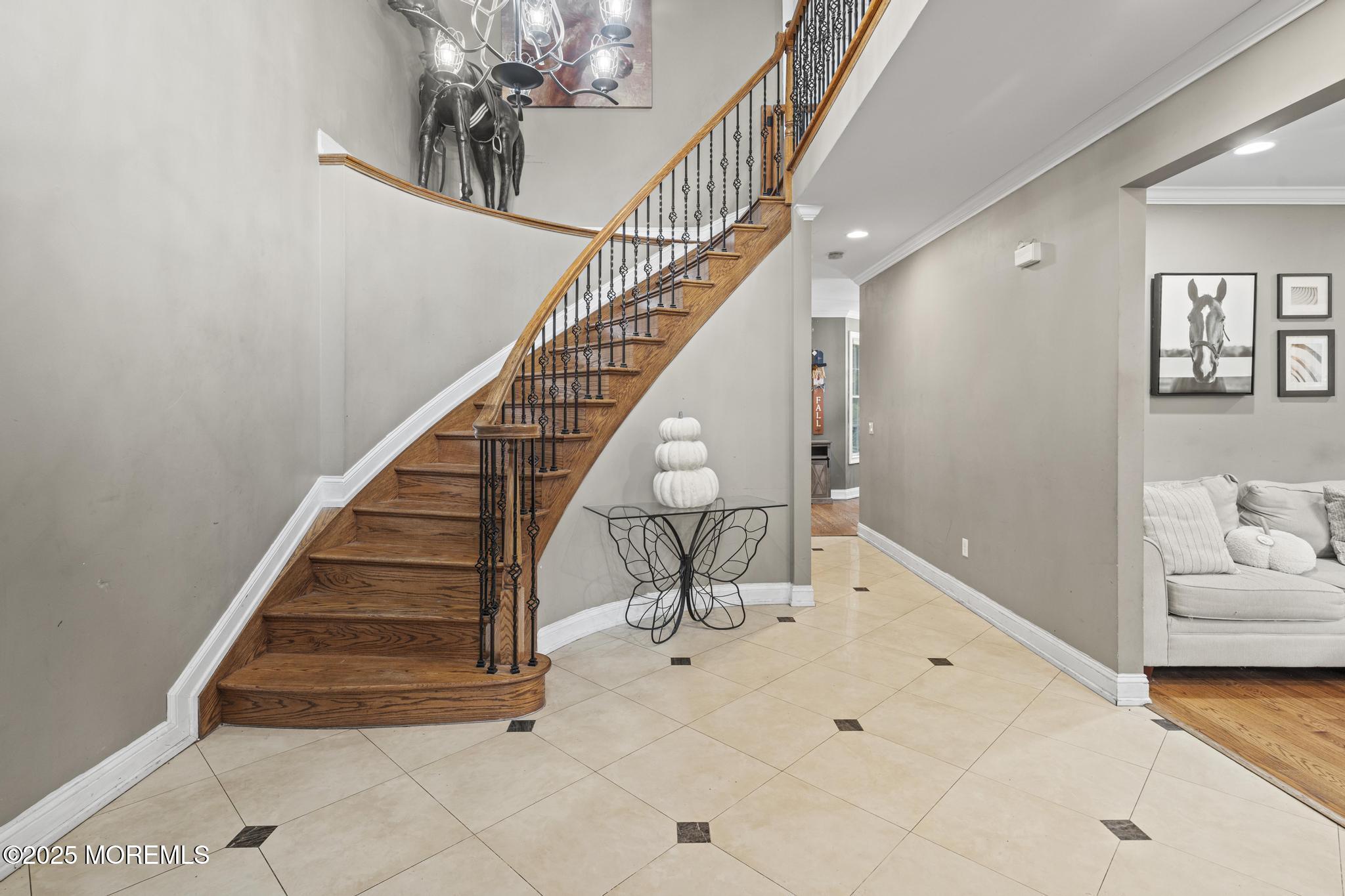 33 Harbor Road Morganville, NJ 07751 - Photo 8 of 49 a view of entryway and hall