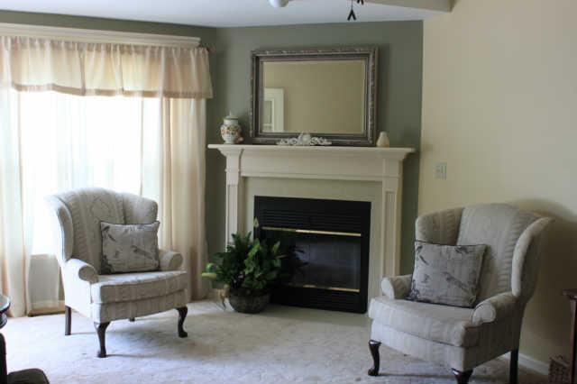 807 Hickory Ridge Trail Columbia, TN 38401 - Photo 7 of 17 LR has 9' ceilings, custom corner fireplace and side door leading to deck.
