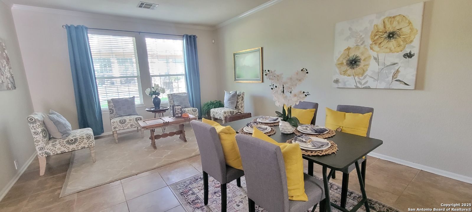 2524 Grayson Way San Antonio, TX 78232 - Photo 1 of 1 a view of a dining room with furniture and a large window