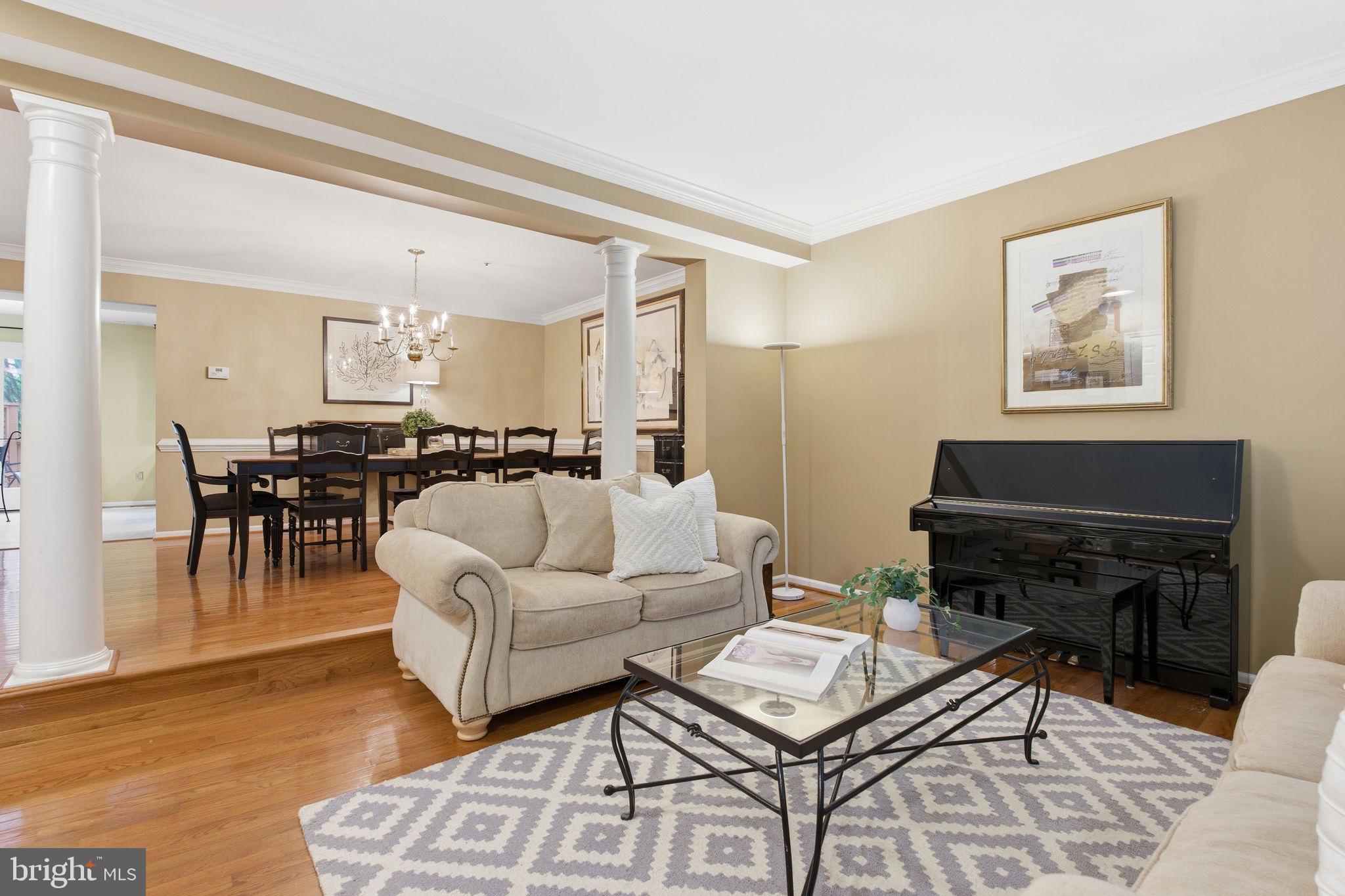 12634 Granite Ridge Drive North Potomac, MD 20878 - Photo 3 of 21 Formal Living Room Open to Dining Room