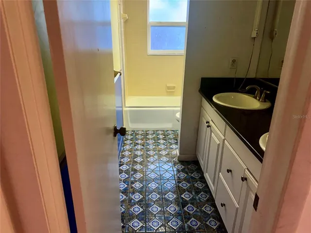 a view of a bathroom