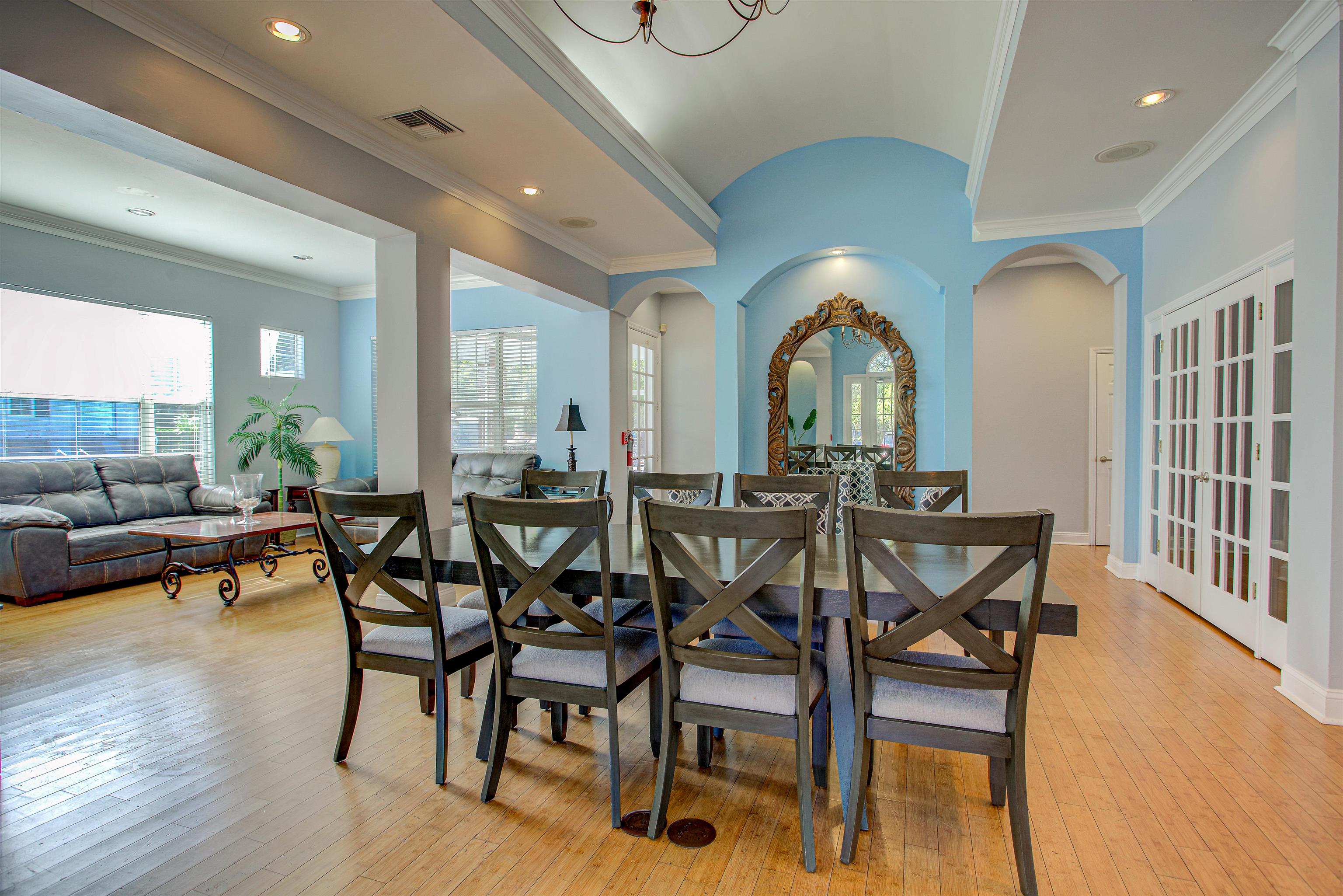 21201 Harbour Vista Circle St. Augustine, FL 32080 - Photo 34 of 43 a view of a dining room with furniture window and wooden floor