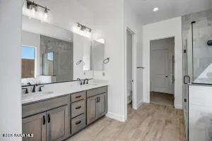 a view of empty room with a window