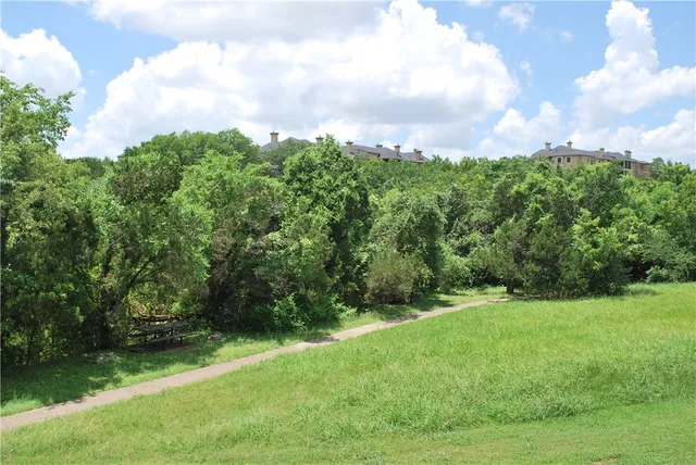 a view of a grassy field