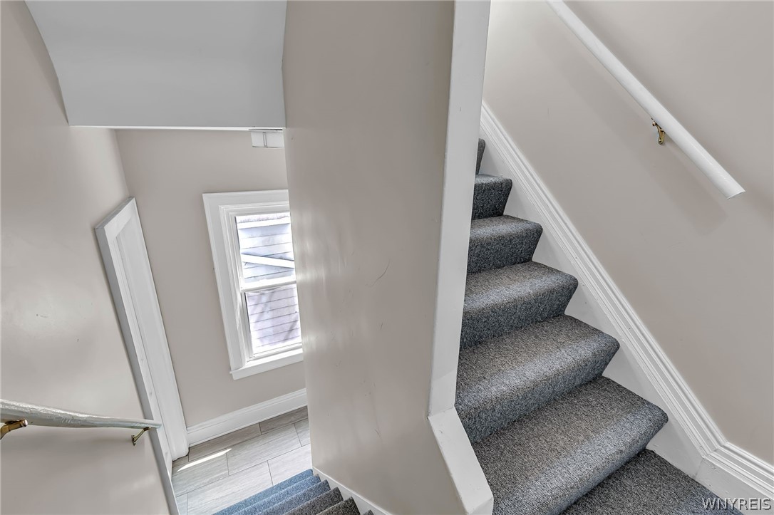 11 15th Street Buffalo, NY 14213 - Photo 32 of 35 Back stairwell leads to first floor, side entrance, and basement.