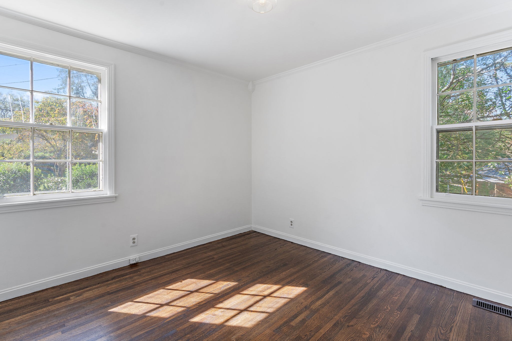 236 Barker Road Nashville, TN 37214 - Photo 17 of 45 The second bedroom with gorgeous refinished hardwoods. Notice the natural light streaming in.