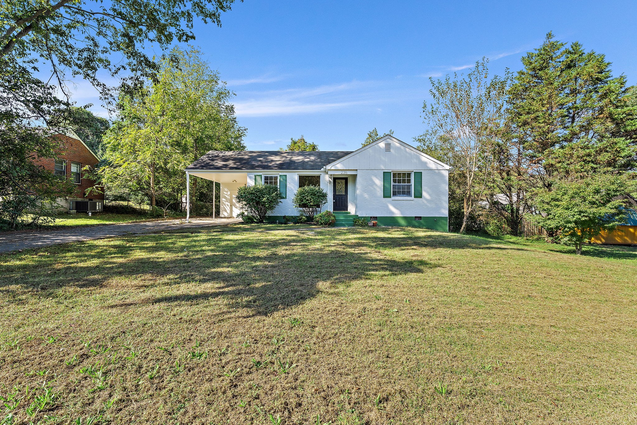 236 Barker Road Nashville, TN 37214 - Photo 4 of 45 A beautiful front yard expanse awaits you.