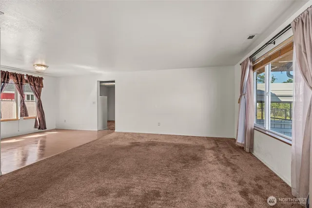 a view of a livingroom with a fireplace