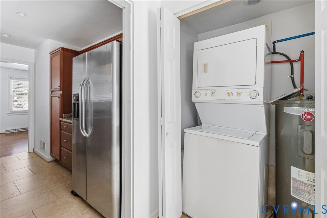 7117 Brigham Road Richmond, VA 23226 - Photo 11 of 20 a view of storage and utility room with washer and dryer
