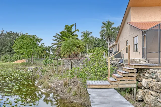 a view of a house with wooden floor