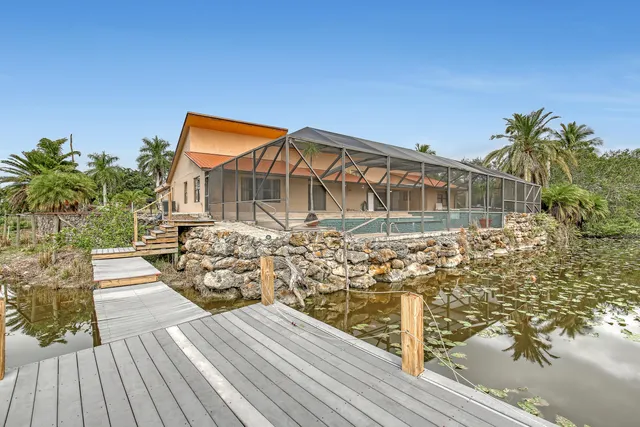 a view of a lake with a mountain