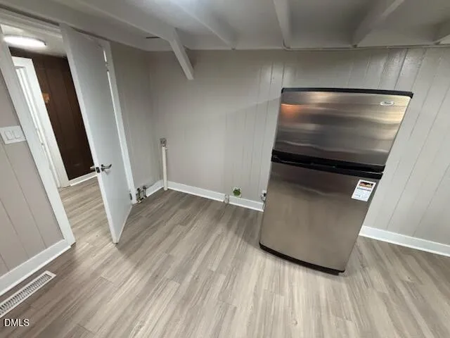 wooden floor in an empty room