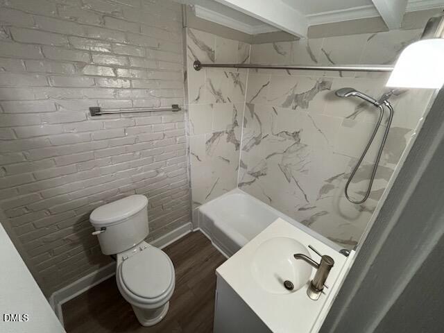 1277 Buffalo Road Smithfield, NC 27577 - Photo 10 of 14 a white toilet sitting next to a bathroom sink