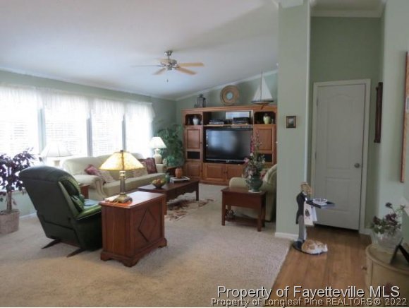 293 Ridge View Drive Cameron, NC 28326 - Photo 5 of 25 a living room with furniture a flat screen tv and a window