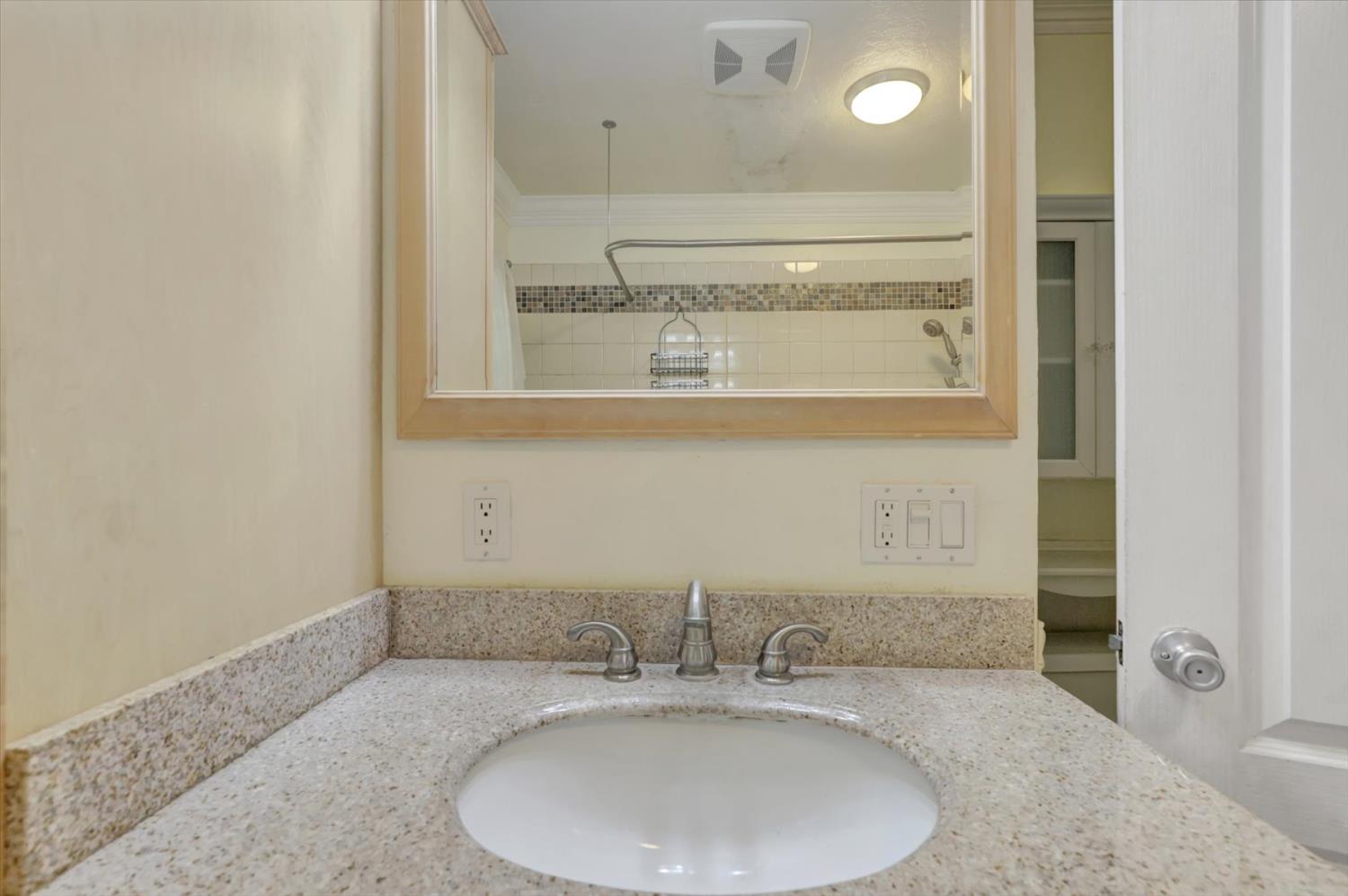 19121 Hiers Road Grass Valley, CA 95949 - Photo 34 of 94 a bathroom with a sink and a mirror