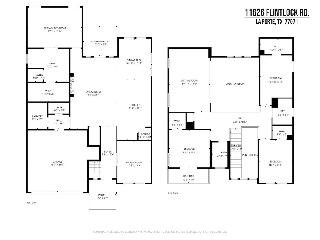 11626 Flintlock Road La Porte, TX 77571 - Photo 26 of 26 Very functional first and second story floor plans