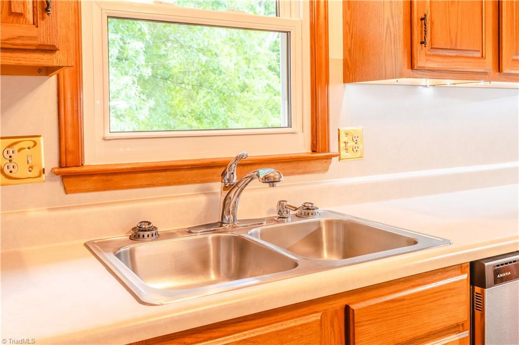163 Ruth Court Winston-Salem, NC 27127 - Photo 13 of 46 Kitchen view to backyard