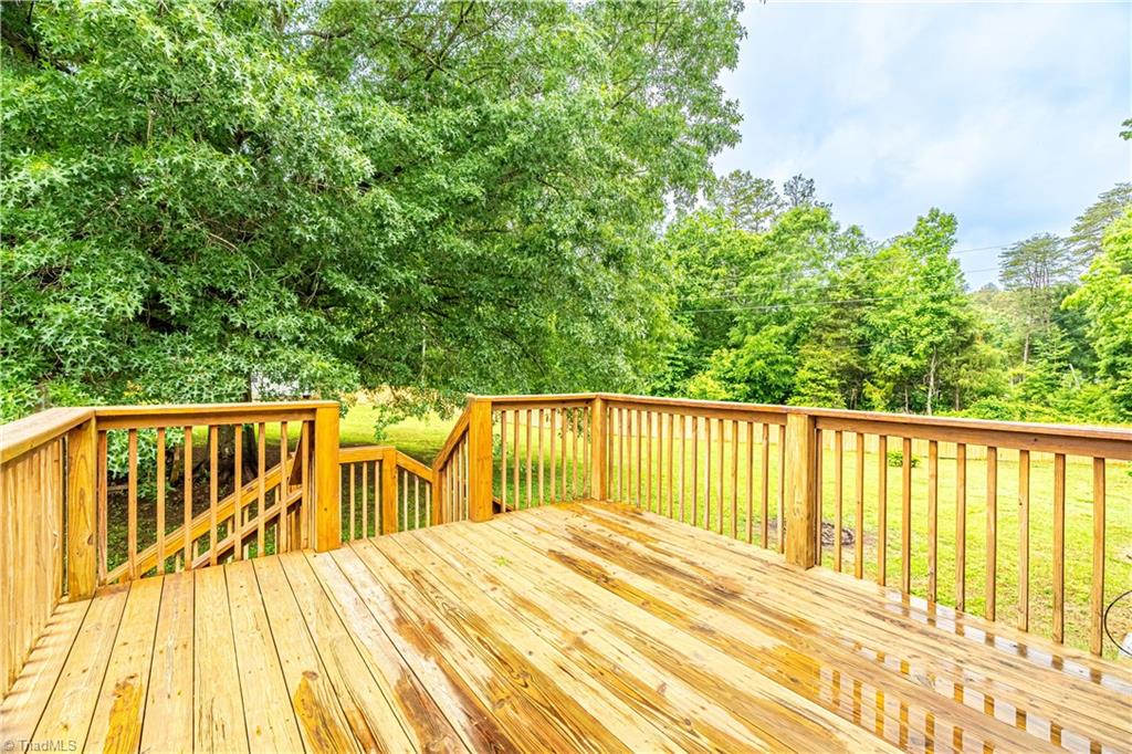 163 Ruth Court Winston-Salem, NC 27127 - Photo 33 of 46 Deck & fenced backyard