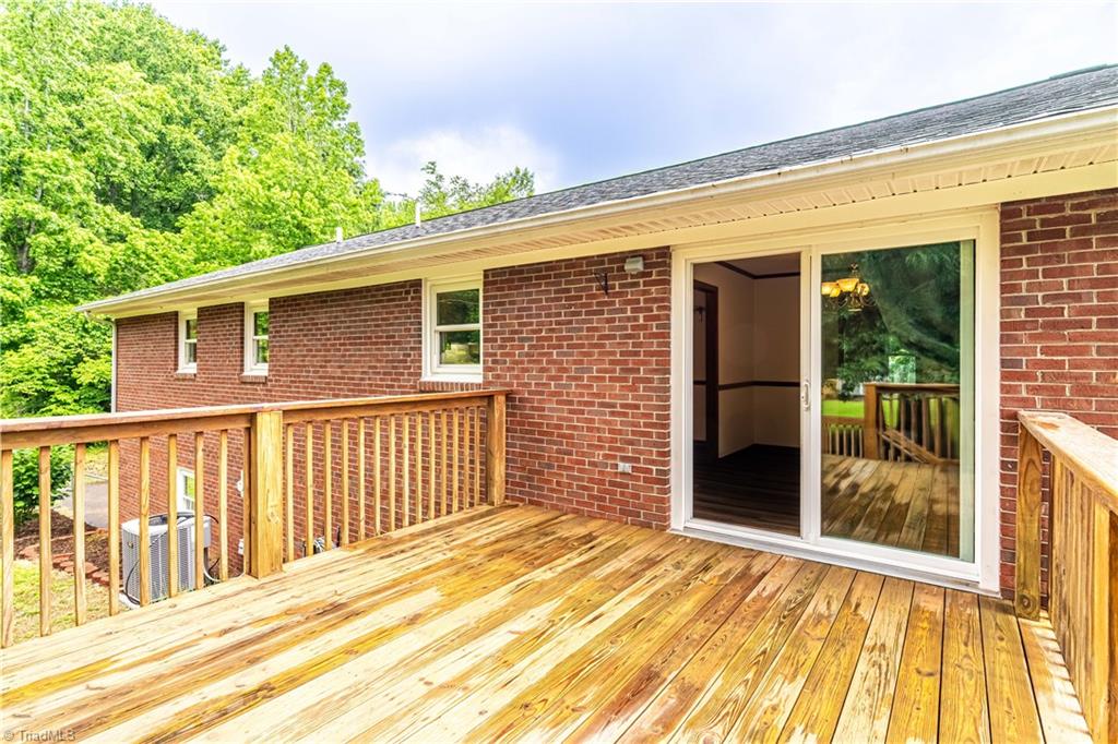 163 Ruth Court Winston-Salem, NC 27127 - Photo 34 of 46 Nice deck off DR