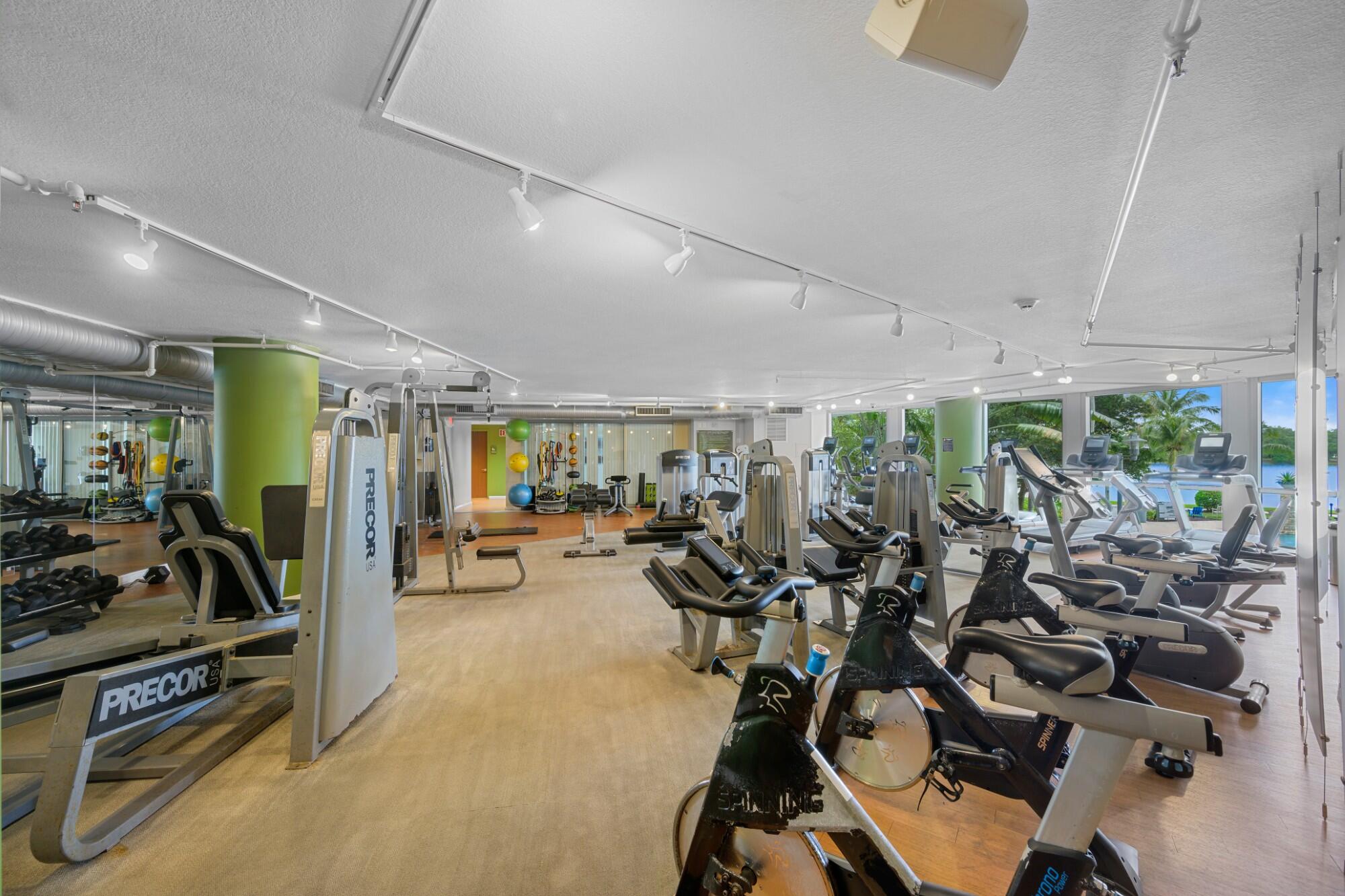 2641 North Flamingo Road, Unit 2108N Sunrise, FL 33323 - Photo 15 of 52 a view of a room with gym equipment
