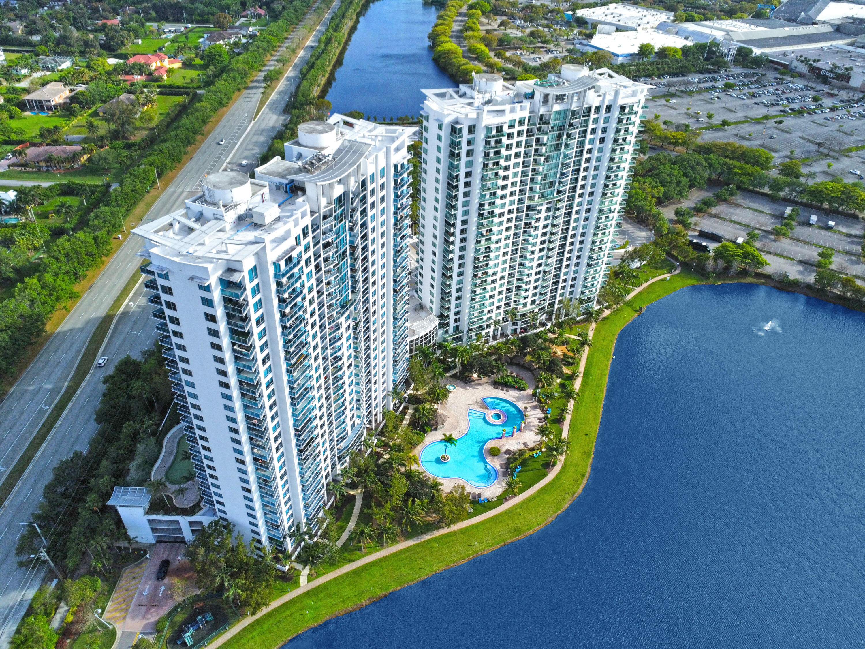 2641 North Flamingo Road, Unit 2108N Sunrise, FL 33323 - Photo 3 of 52 a view of a swimming pool with sitting area