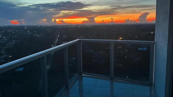 a view of city and lake