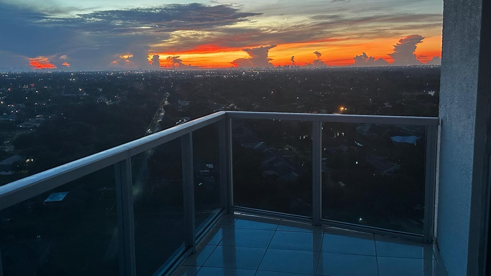 2641 North Flamingo Road, Unit 2108N Sunrise, FL 33323 - Photo 41 of 52 a view of balcony with city view